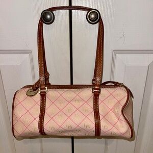 Dooney and Bourke pink barrel bag and wallet